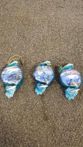 (3) Above and Below" Dolphin Ornaments from The Bradford Exchange,