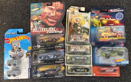 Variety Of Hot Wheel Cars, Road Champs, And More