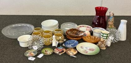 Glassware Including Bowls And Home Decor