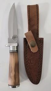 Chipaway Classics 9" Hunting Knife W/ Leather Sheath- New