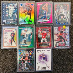 Collectible Sports Cards Including: Sanders, Stafford, Penix Jr, Erving, McCarthy and More