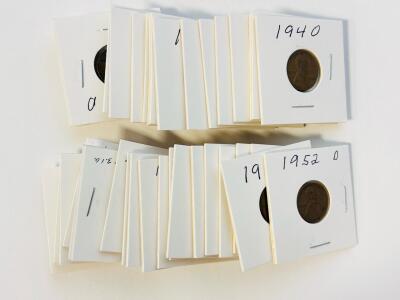 Vintage Pennies Dated 1940-2006