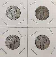 (4) Standing Liberty Quarter Dollar - 90% Silver