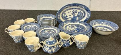 English Ironstone Glass Set From England