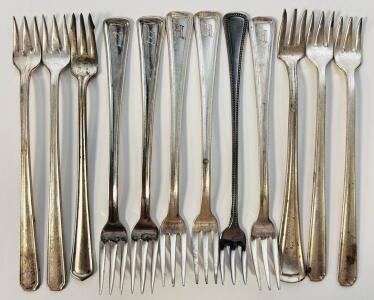 (12) Collectible Cocktail Forks