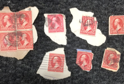 (10) 1890’s George Washington 2-Cent Stamps