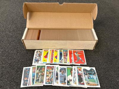 Complete Set 1988 Tops Baseball Cards