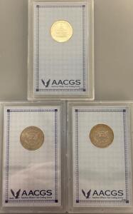 AACGS Graded Library Kennedy Half Dollars 1976S-2015-2019