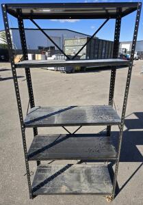 5-Tier Metal Storage Shelf - 70&frac34;"H x 36"W x 16"D