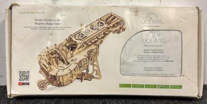 Ugears &ldquo;Hurdy Gurdy&rdquo; Wooden 3D Puzzle & Instrument