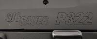 SIG Sauer P322 .22 LR Handgun, Black Finish, Serial No: 73A177736 - 7