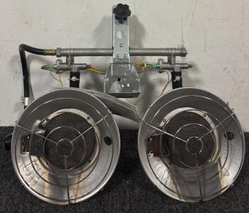 Protemp Tank-Top Propane Heater - Double Burner, 32,000 BTU