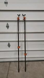 (2) Heavy Duty Pipe Clamps 3/4" x10ft
