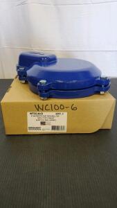 Boshart 6" Watertite Cast Iron Well Cap With 1" FPT Conduit