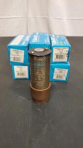 (6) Flomatic 1" Environmental Foot Valves