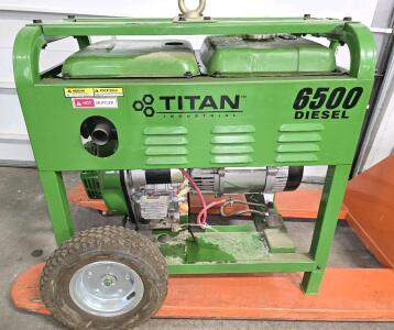 Titan Diesel Generator 6500 (PLEASE READ DESCRIPTION)