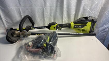 RYOBI Carbon Fiber 40v Brushless Trimmer w/Battery (NO CHARGER)