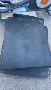 (3) All Purpose Rubber Mats -4&rsquo;L x3&rsquo;W x1/2&rdquo;H