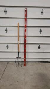 Hay Fork Tool And Level