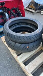 (2) Bridgestone G851 Radial Exedra 130/70R18 MC Tires