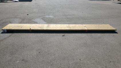 Large Wood 2x24&rdquo;x14&rsquo;