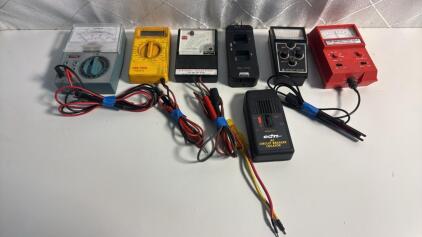 Assorted Electric Meters & Related Items