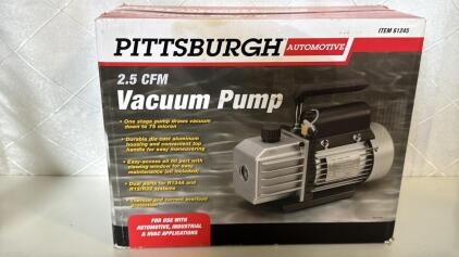 {{New In Box}} Pittsburgh 2.5CFM Vacuum Pump