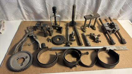 Assortment Of Automotive Tools -Coil Spring Compressor, Piston Ring Compressors , Bearing Pullers , Seal Installation Tool & more