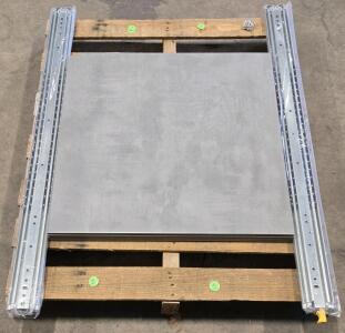 *New* Vevor 40" Heavy Duty Drawer Slides & (4) Large Pieces of Tile - 24" x 24"