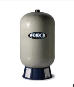 Flexcon H2PL65 Flex2Pro Lite H2PL Composite Well Tank, MNPT Discharge, 65 gal, 1-1/4 in Discharge, 21.4 in Dia Overall, 125 psi