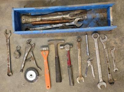 (3) Assorted Sized Wrenches, (2) Assorted Hammers, & More!