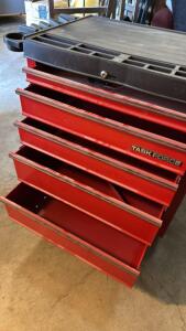 Task Force 5 Drawer Rolling Tool Box 28-1/4&rdquo; x18&rdquo;x 32&rdquo; w/key