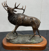 'Autumn Call' - Bronze Moose Sculpture