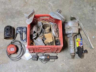 (Offsite) 6" Hand Pump Primer, Motor Flusher, Staple Gun & More!