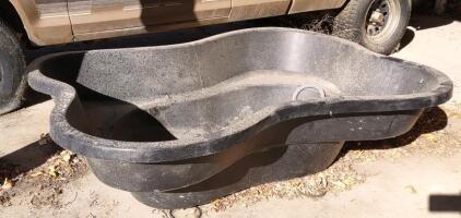 A 70"x 54" Preformed Pond Liner (Black)