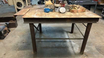 (OFFSITE) (1) 56&rdquo;L x43&rdquo;W x34&rdquo;H Steel Work Bench & More