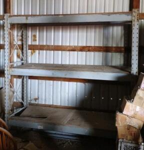 (1) 8'7"x 2'11&frac12;"x 8'3" Industrial Shelving Unit