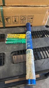 Tube Full Of Bowman Aluminum Brazing Rods , 2 Quick Fill Wood Repair Compound, 2 Quick Fill Fiberglass Repair Compound
