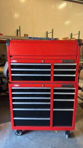 41&rdquo; W x 18&rdquo;D Craftsman Tool Box&rsquo;s w/Ball Bearings & Soft Close Drawers