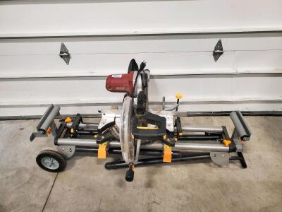 Chicago Electric Compound Sliding Heavy Duty Miter Saw Stand