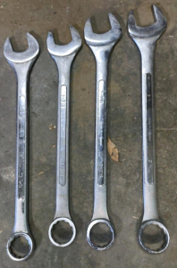(4) Assorted Sized Heavy-Duty Wrenches-(1) 1-5/8", (1) 1-3/4", (1) 1-7/8", (1) 2"