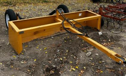 (1) Industrias America Model F08T 8' Box Scraper with Hydraulic