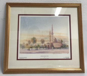 'Jumeirah Mosque, Dubai' Framed Limited Edition Print