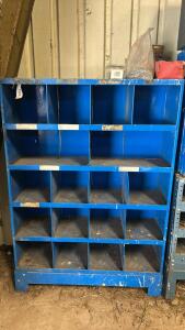 (1) Multi-Compartment Storage Bin