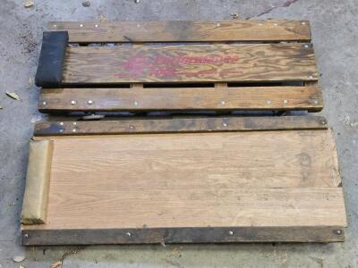 (Offsite) [2] Vintage Wood Creepers - 36"L