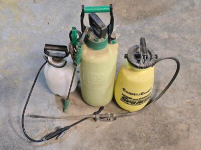 (Offsite) [3] Assorted Size Fluid Sprayers