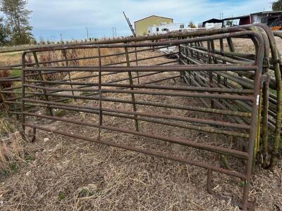 (1) 16&rsquo;x5&rsquo; 6-Rail Galvanized Steel Panel (Green) (1) 12&rsquo;x5&rsquo; 6-Rail Galvanized Steel Panel (Brown)