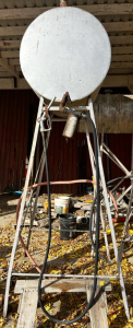(1) Diesel Fuel Storage Tank On A Metal Stand W/ Fuel Transfer Pump System
