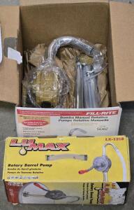 (Offsite) Lu-Max Rotary Barrel Pump & Fill-Rite Rotary Hand Pump
