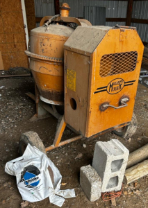 (1) Muller Mixer Portable Concrete Mixer